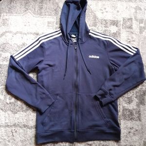 Adidas zip up hoodie mens size Medium